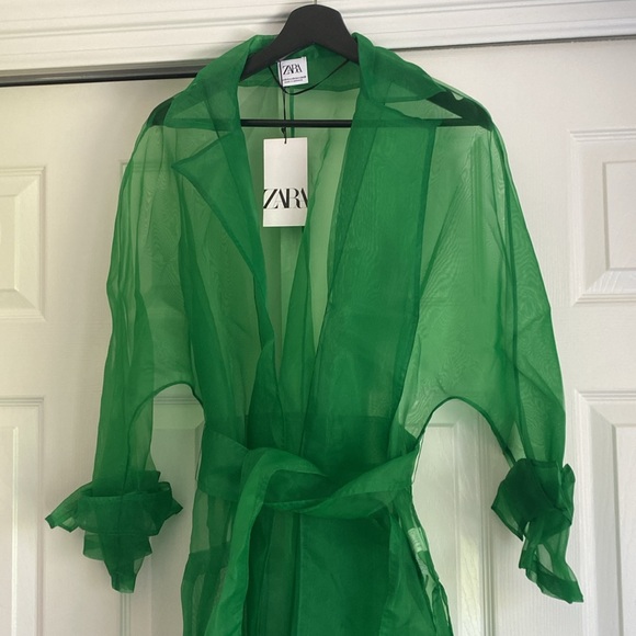 Zara Organza trench coat - Picture 10 of 11